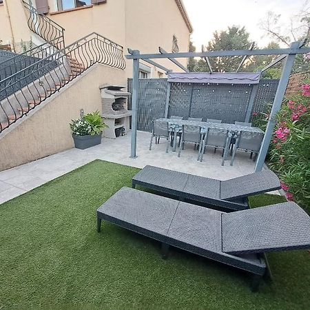 La Villa Castel - Haut De Villa - Parkings- 3 Chambres - 8 Couchages - Jardin - Barbecue Cagnes-sur-Mer Exterior photo